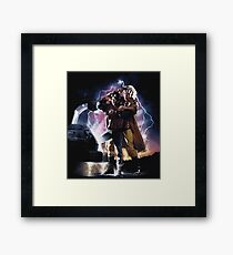 Back to the future Framed Print