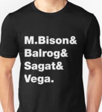 Street Fighter 2 Bosses SF II Unisex T-Shirt