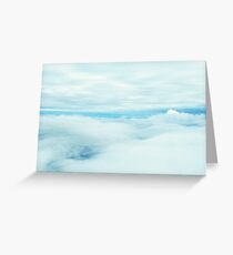 Flying through the Clouds Greeting Card