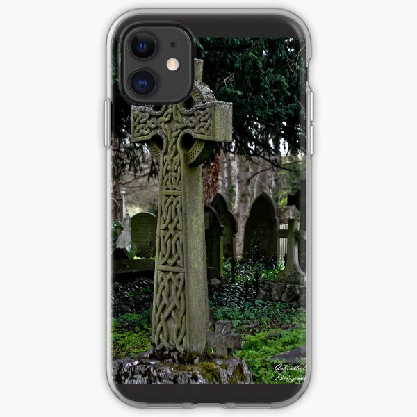 Celtic cross iPhone Soft Case