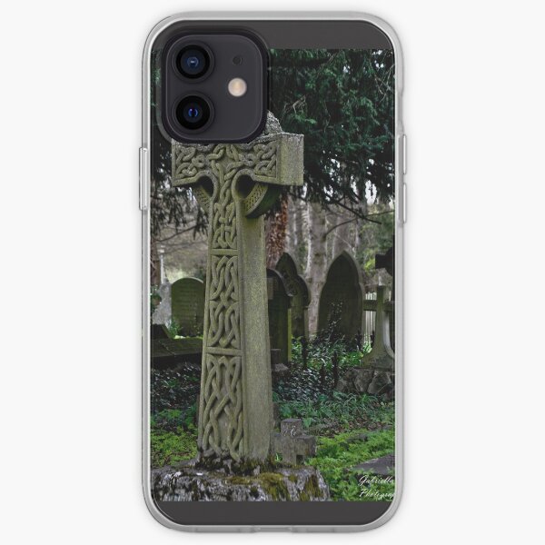 Celtic cross iPhone Soft Case