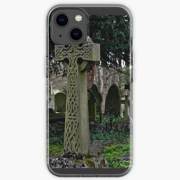 Celtic cross iPhone Soft Case