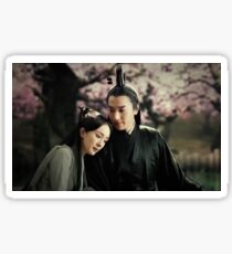 Ten Miles of Peach Blossoms Sticker