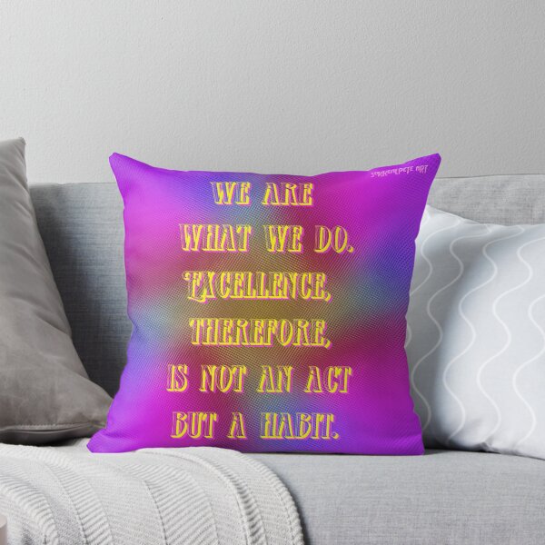 Item preview, Excellence is a Habit designed and sold by surrealpete.
