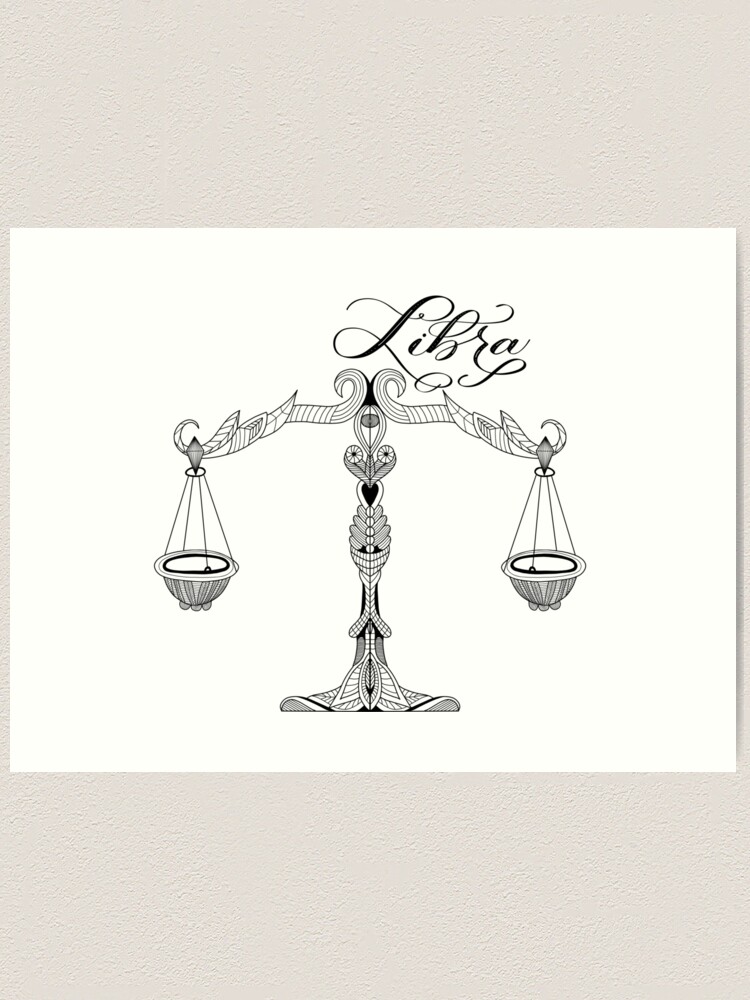 ZODIAC: LIBRA, 1482. Libra, the scales available as Framed Prints