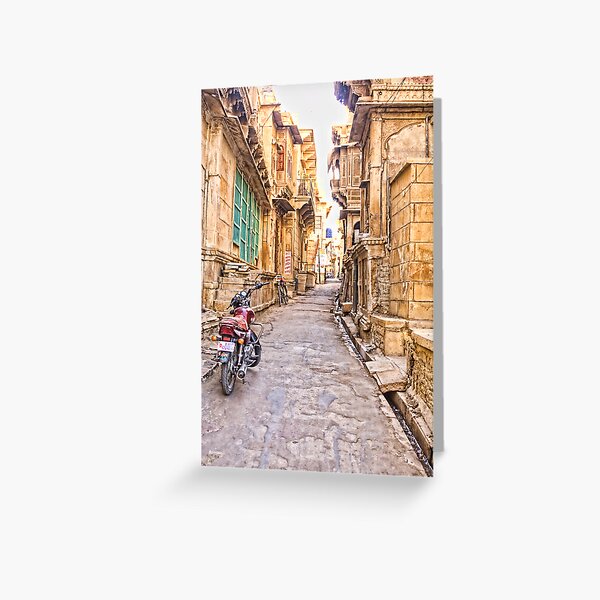 Jaisalmer Fort Street Greeting Card