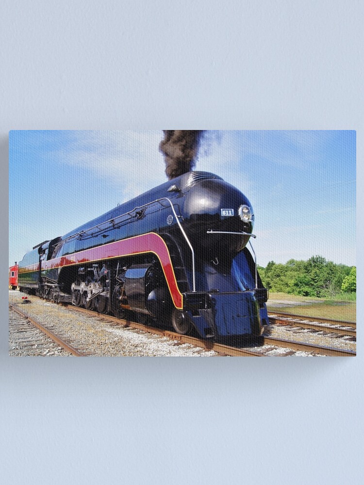 Norfolk And Western Class J 611 Locomotive After Restoration Canvas Print By Paulboggs Redbubble