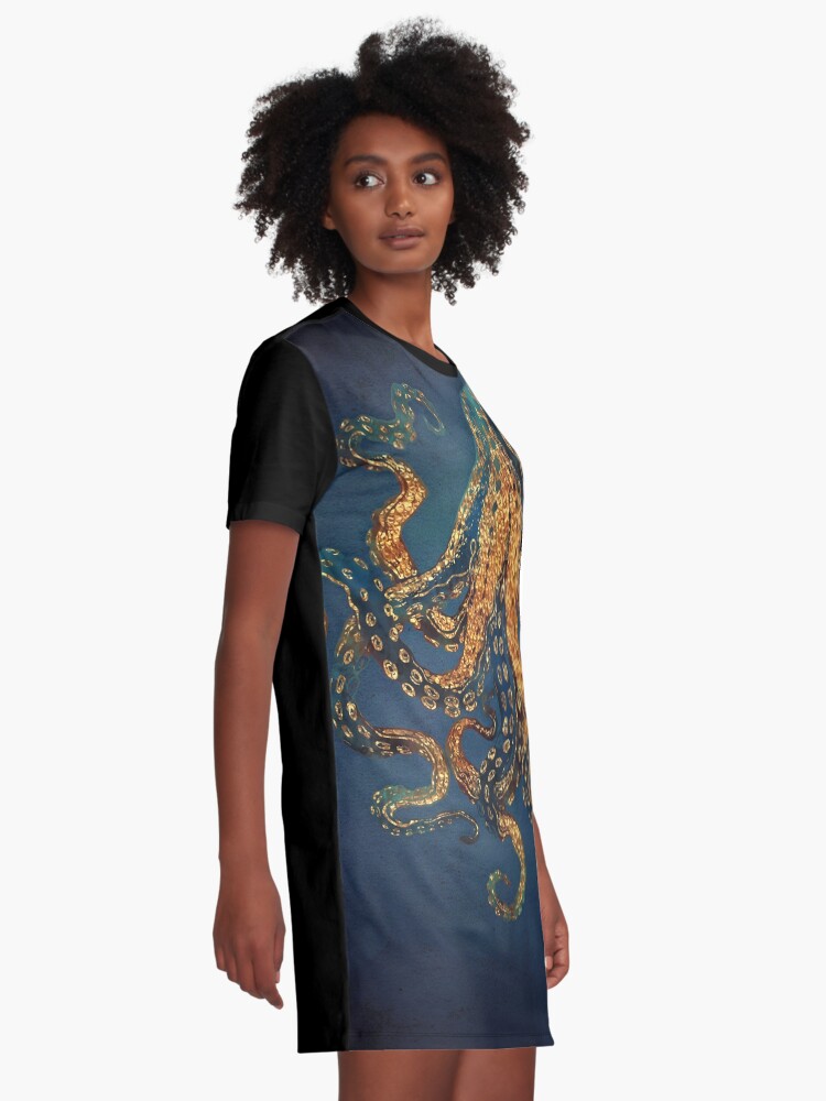 Alternate view of Underwater Dream IV Graphic T-Shirt Dress