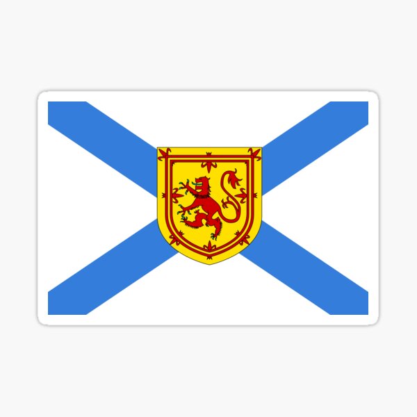 Flag of Nova Scotia Sticker
