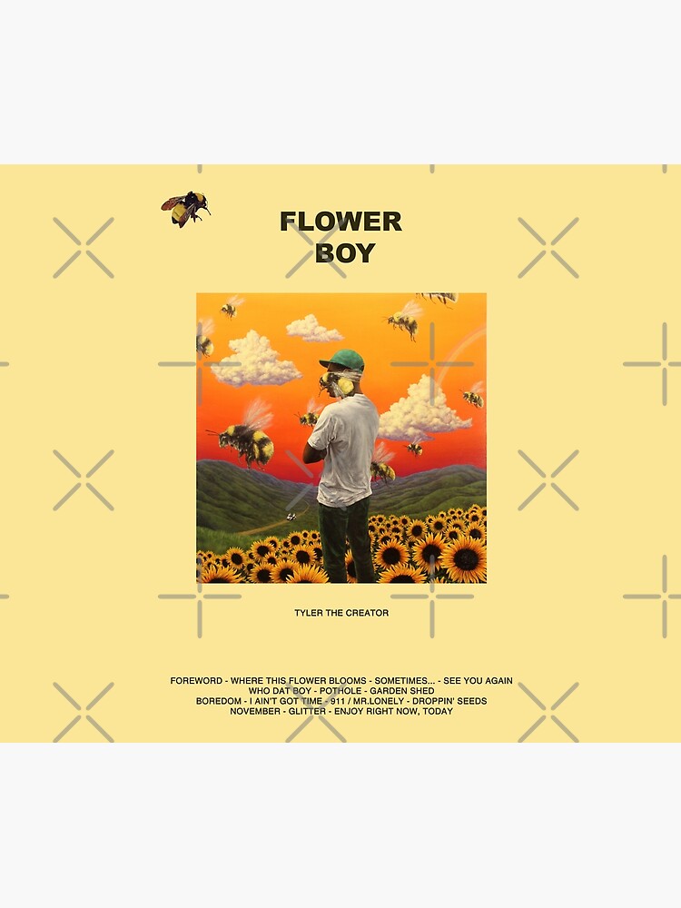 Flower boy tapestry hot sale