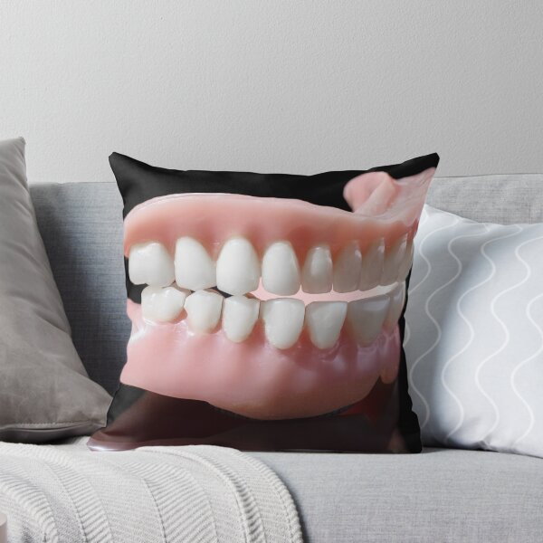 Item preview, Denture jaws teeth on black background designed and sold by Claraveritas.