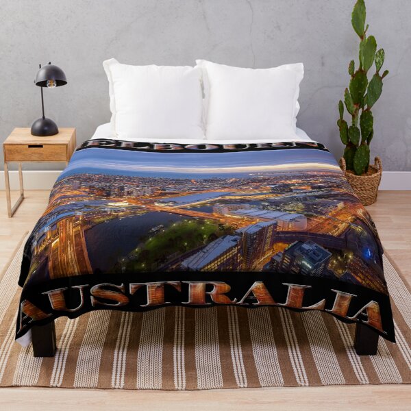 Item preview, Stunning Melbourne (poster on black) designed and sold by Ray's Photos & Art.