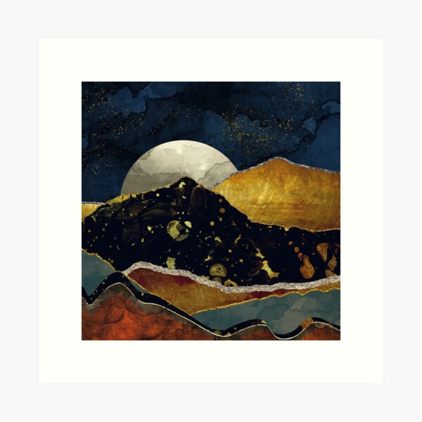 Bronze Night Art Print