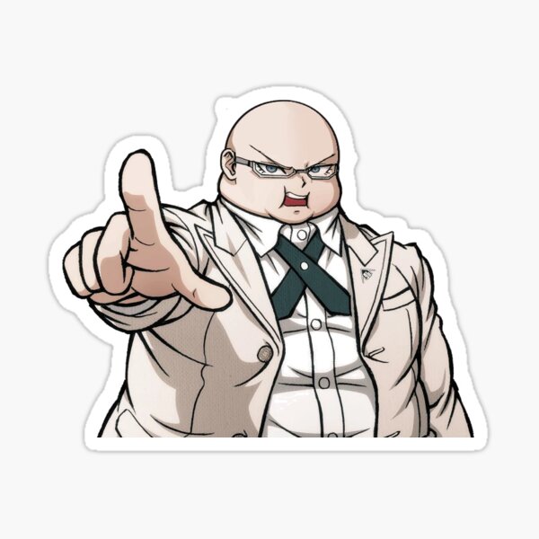 Fat Togami Byakuya Sticker By Loversproblem Redbubble