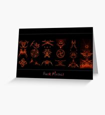 Dark Magics Greeting Card