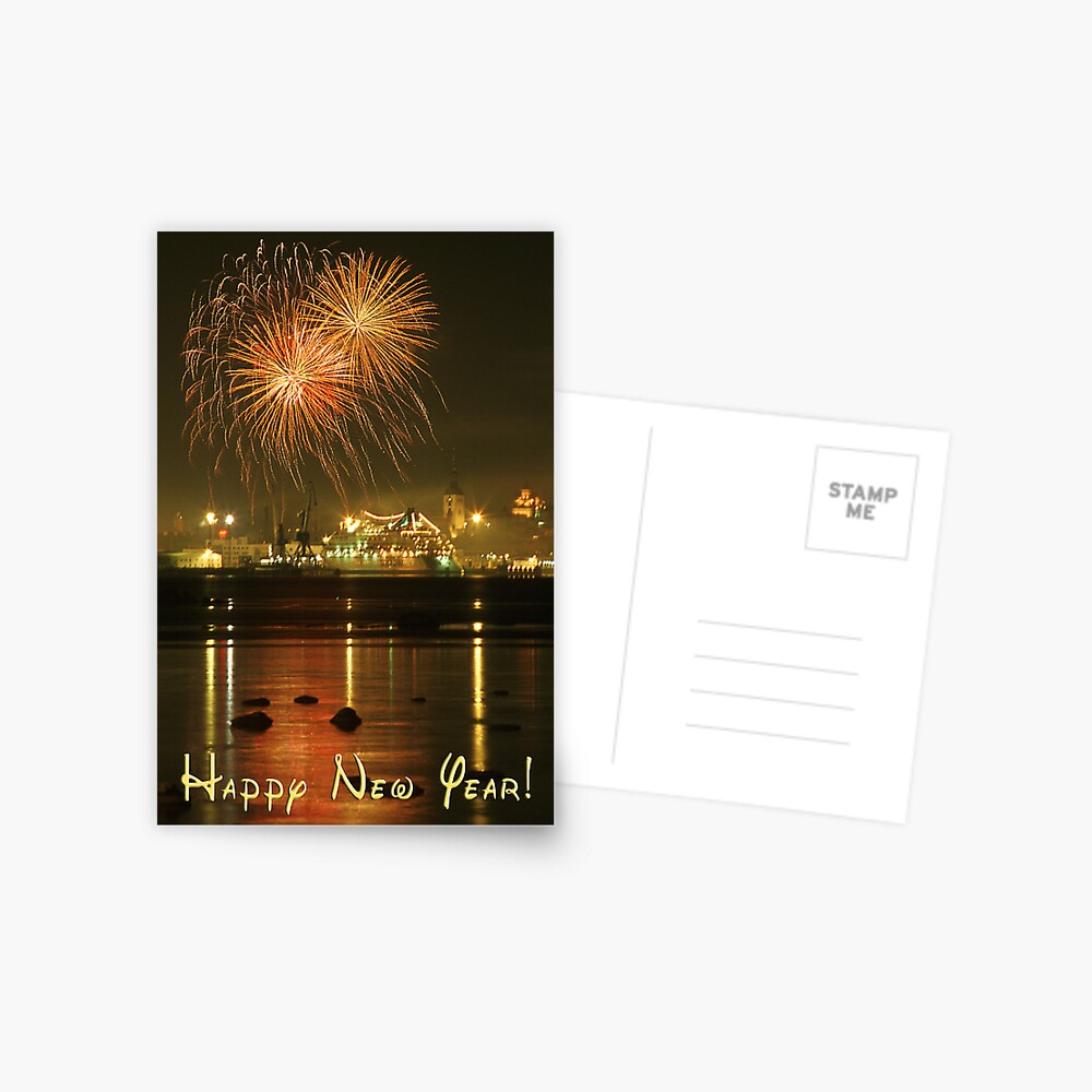 Happy New Year! Postcard
