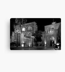 Behind THE GATES of Mdina Malta Canvas Print