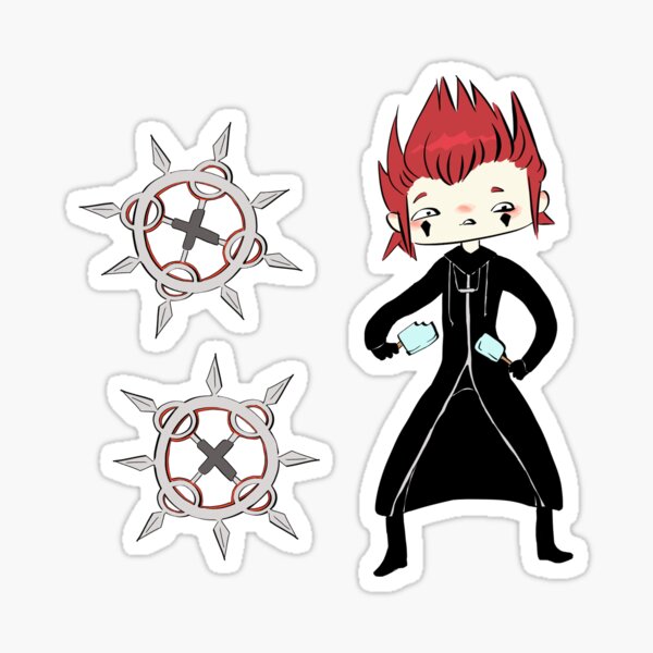 Vista previa del artículo con la obra «Kingdom Hearts Axel», diseñado y vendido por pastaguts.