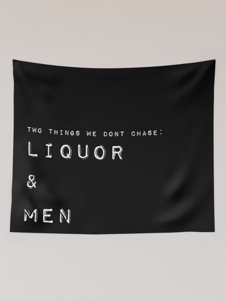 Disover Liquor and Men Tapestry | Tapestry
