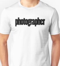Photographer Unisex T-Shirt