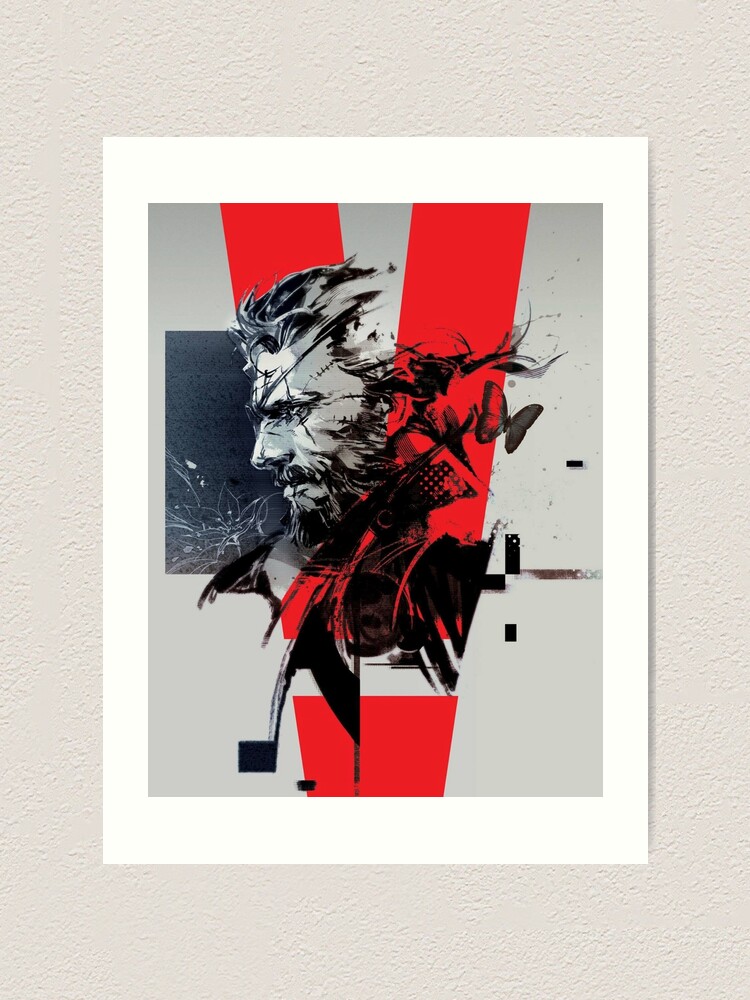 Metal Gear Solid V Snake Cover Art Print By Ragsmaroon Redbubble