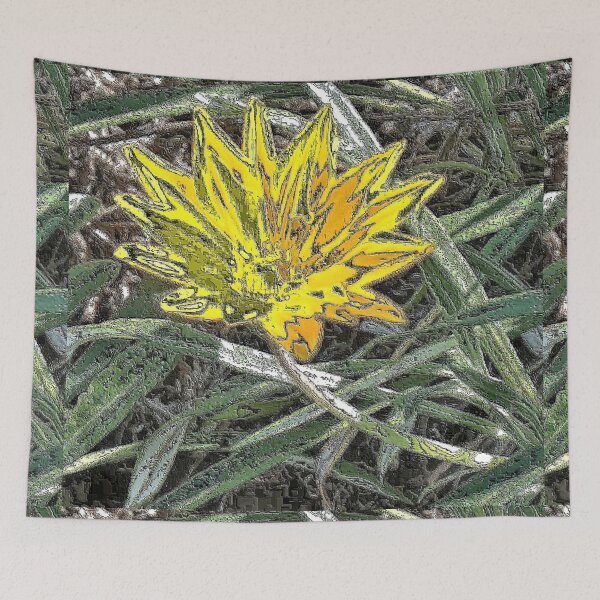 Item preview, Textured Gazania designed and sold by Margaret Stevens.