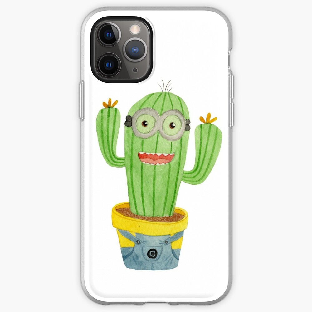  Minion  Cactus  iPhone Case Cover by ellietography 