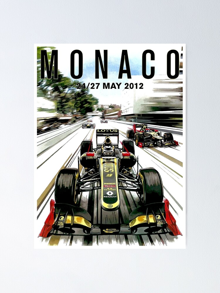 Wall Art Print, 1966 MONACO Grand Prix Racing