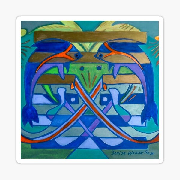 Hexagram 61: Zhōng Fú (Sincerity) Sticker