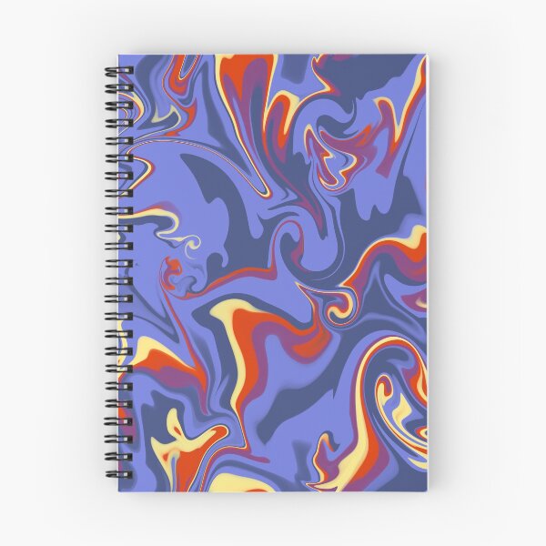 Item preview, Marbled Blue and Orange designed and sold by MorgannRose.
