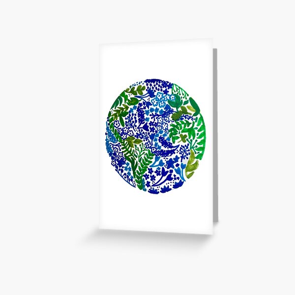 The Earth Laughs in Flowers Greeting Card