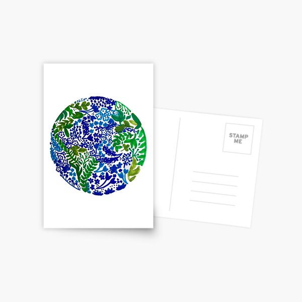 The Earth Laughs in Flowers Postcard