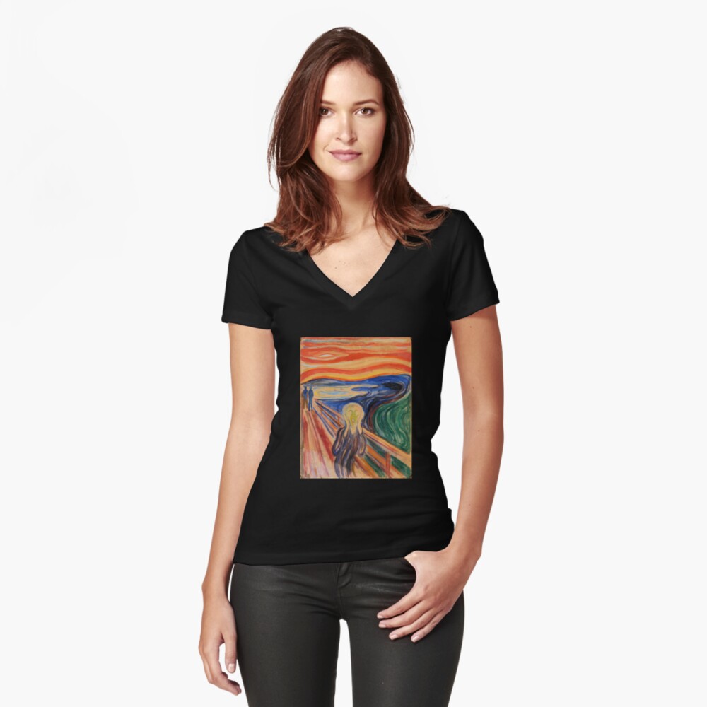 Item preview, Fitted V-Neck T-Shirt designed and sold by RozAbellera.