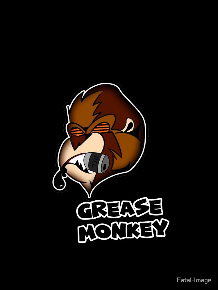 "Grease Monkey" iPhone Case for Sale by FatalImage Redbubble