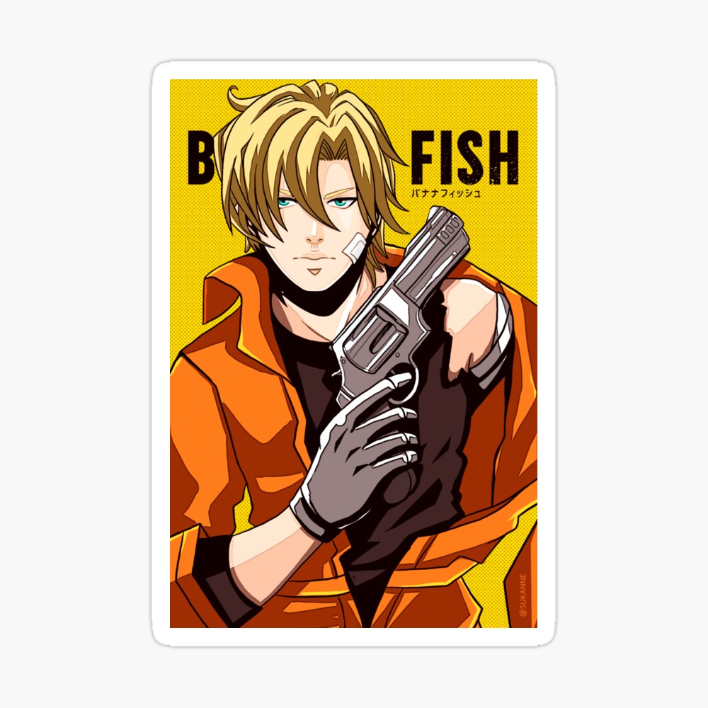 Banana Fish Art Board Print By Susto Redbubble