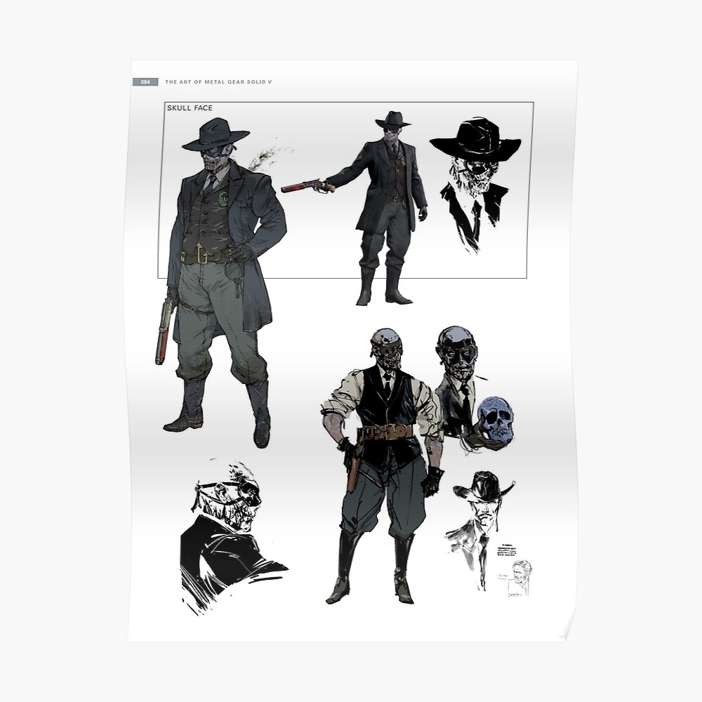 Metal Gear Solid V Skull Face Sticker By Ragsmaroon Redbubble