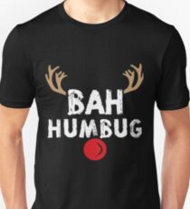 Bah Humbug Christmas Slim Fit T-Shirt