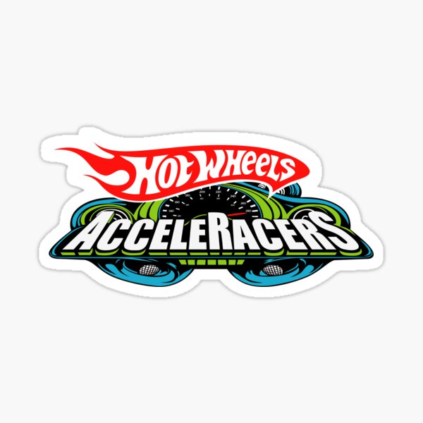 Hot Wheels AcceleRacers Logo Sticker
