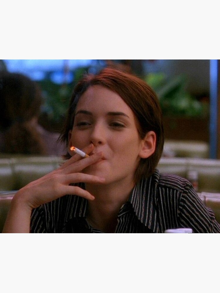 does winona ryder smoke cigarettes Winona Ryder Greeting Card