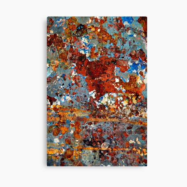 Abstract in Metal Canvas Print