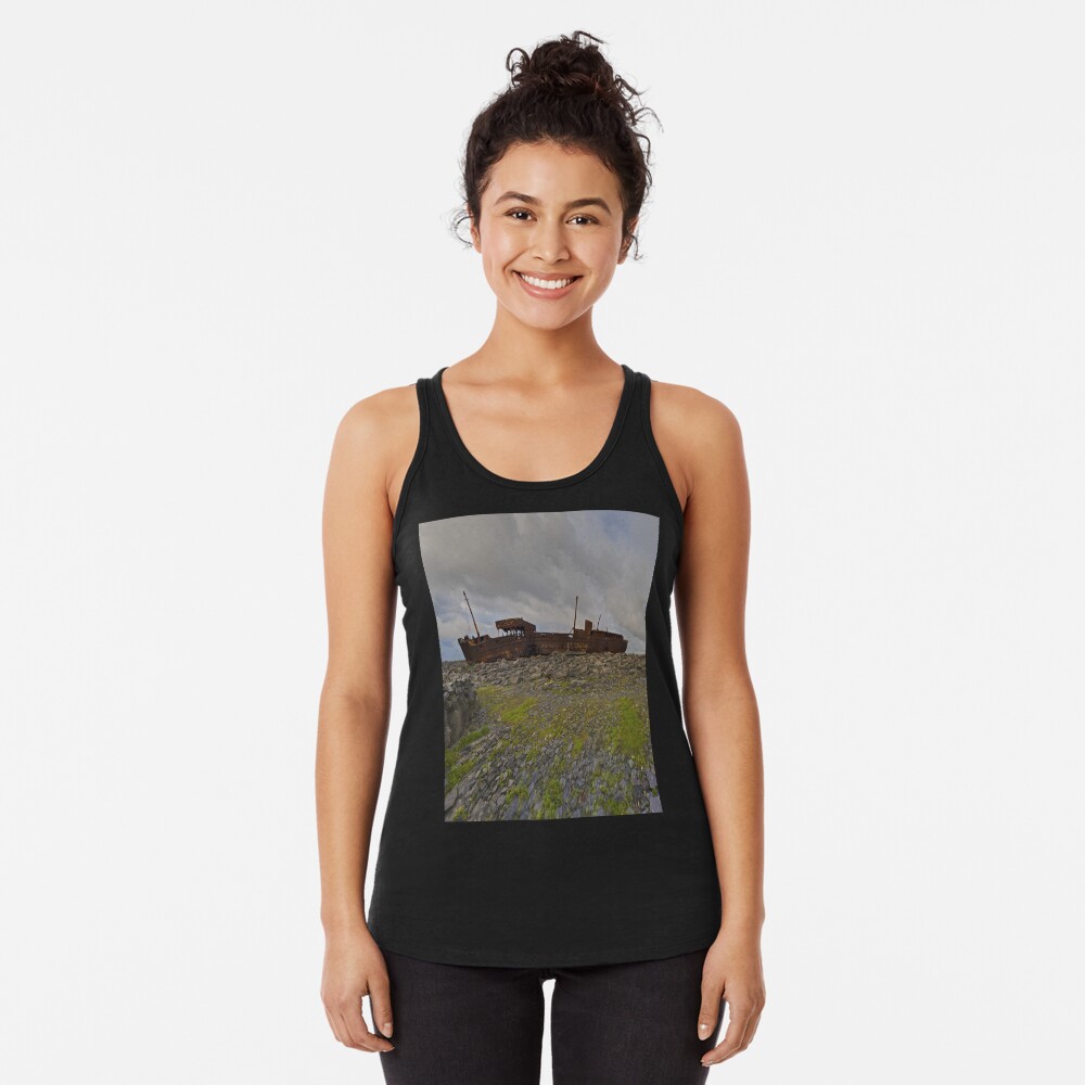 The Plassey - a wrectangular view Racerback Tank Top