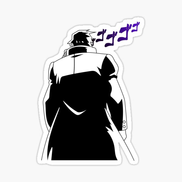 Polnareff Stickers Redbubble - roblox gold experience requiem decal
