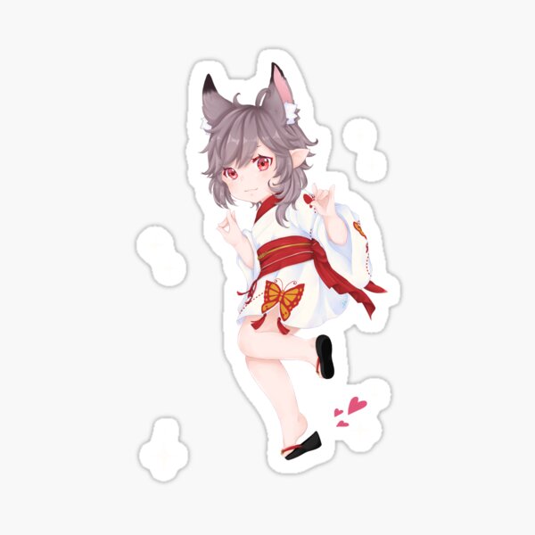 Kitsune Lalafell Sticker