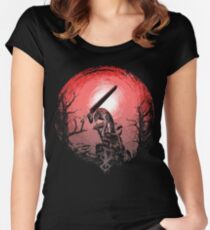 Sunset Glow Berserk Women's Fitted Scoop T-Shirt