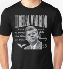 John F. Kennedy | Liberal Warrior | A rising tide lifts all boats Unisex T-Shirt
