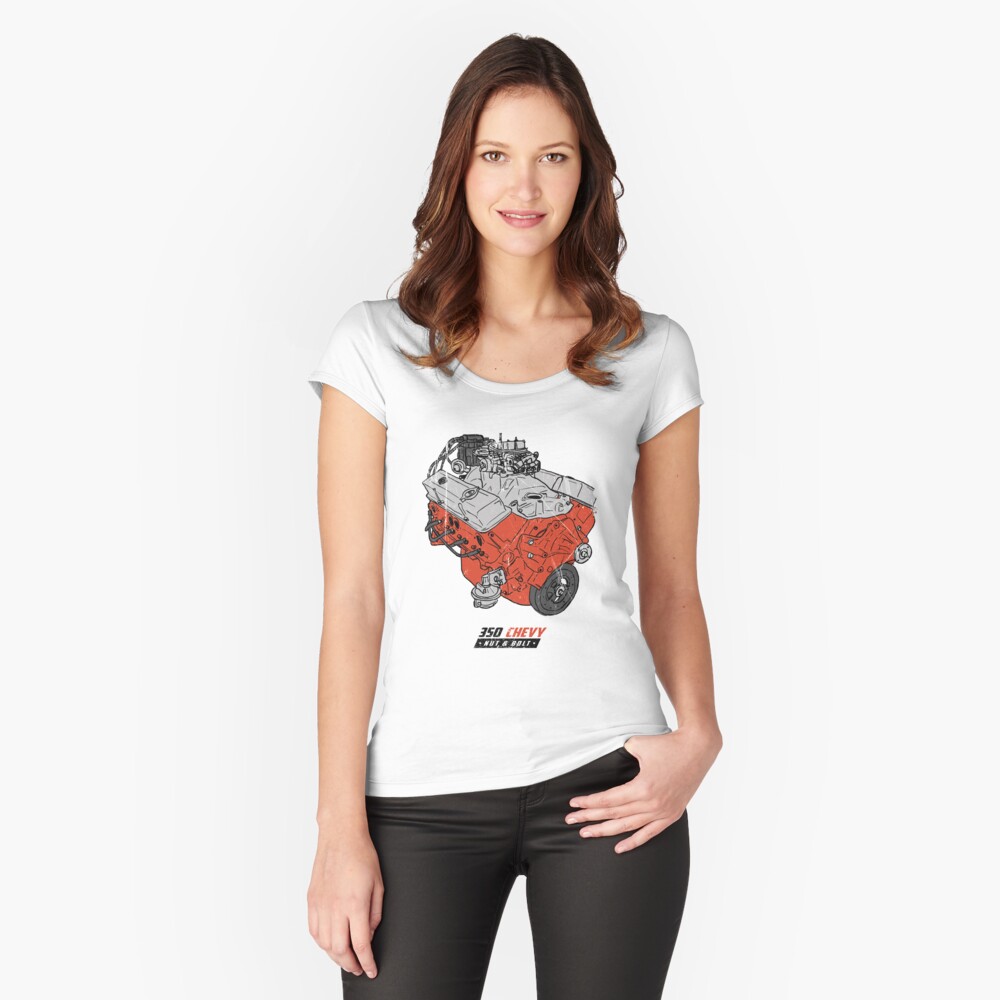 Item preview, Fitted Scoop T-Shirt designed and sold by nutandbolt.