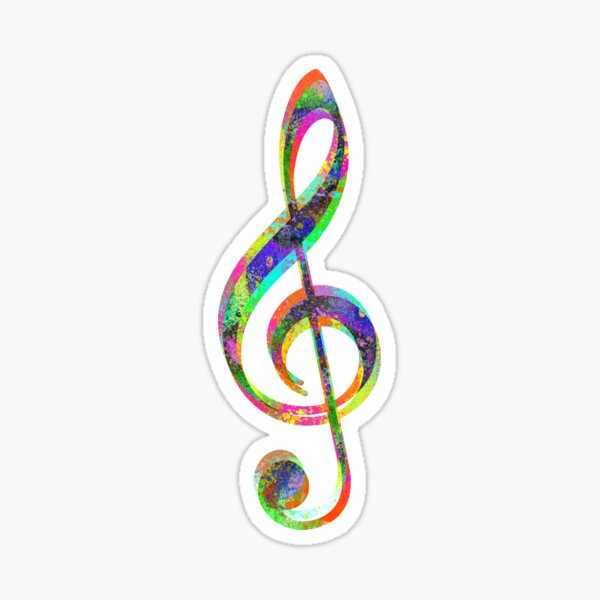 Musical colors Sticker