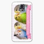 I'm A Budgie Mommy Realistic Painting Samsung Galaxy Skin