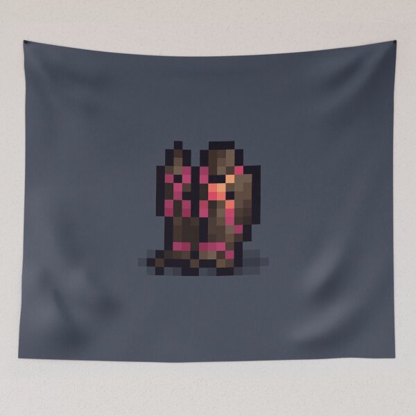 Item preview, Pixel Fiery Greaves designed and sold by Ben Henry.