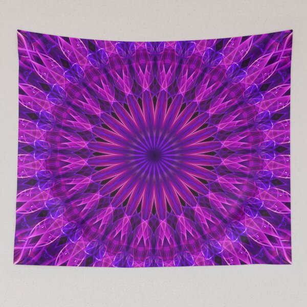 Item preview, Pink and ciolet digital mandala designed and sold by JBlaminsky.